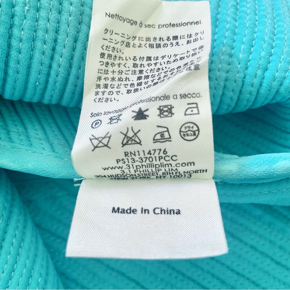 3.1 Phillip Lim Corded Miniskirt Sky Blue Sz 4 - Picture 5 of 7